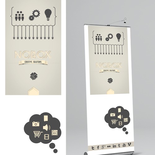 Inspiring design with the title 'Banner design for a Web Design and Online Marketing Agency'