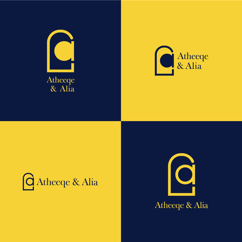 Letterhead logo with the title 'AA monogram'