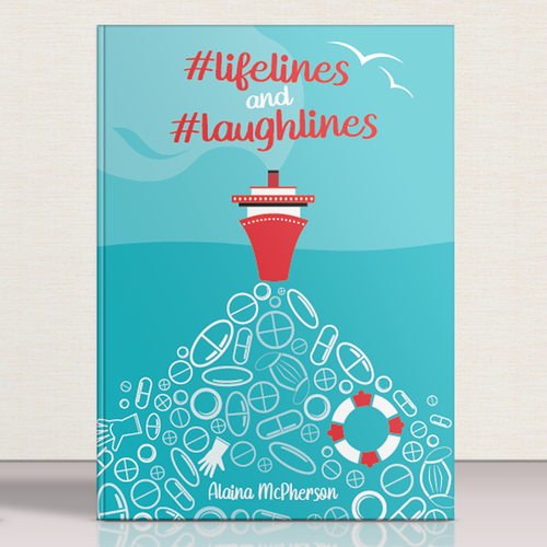 Ocean book cover with the title 'Entry Book Cover Competition'