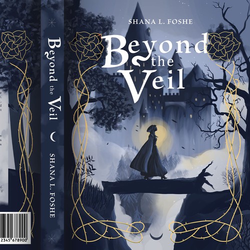 Witch book cover with the title 'Beyond The Veil'