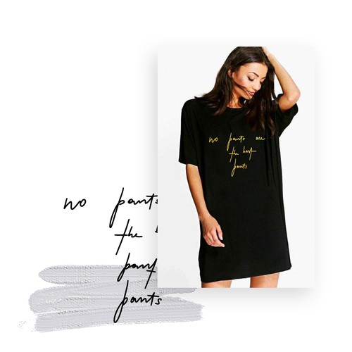 Feminine t-shirt with the title 'T-shirt design'