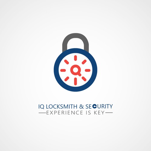 Keyhole logo with the title 'LockSmith logo'