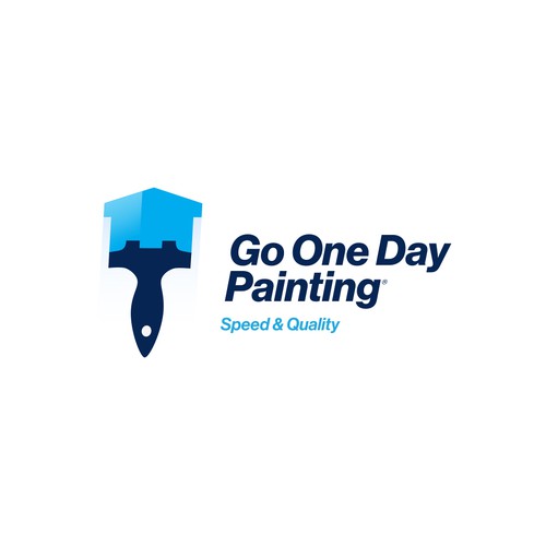 Paint brand with the title 'Go One Day Painting'