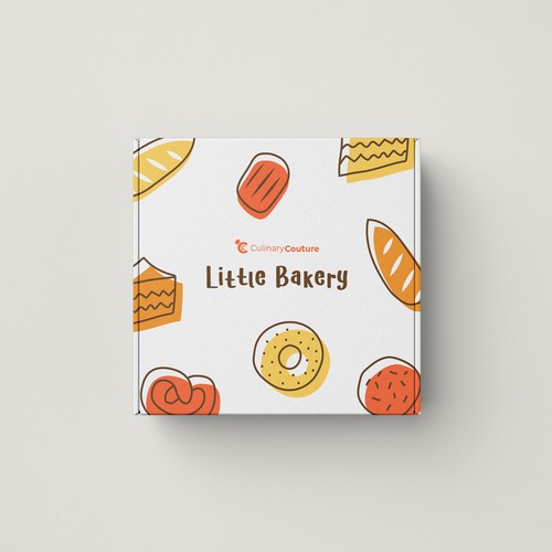 Bakery packaging with the title 'Little Bakery | Packaging'