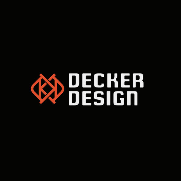 Red crown logo with the title 'Decker Design'