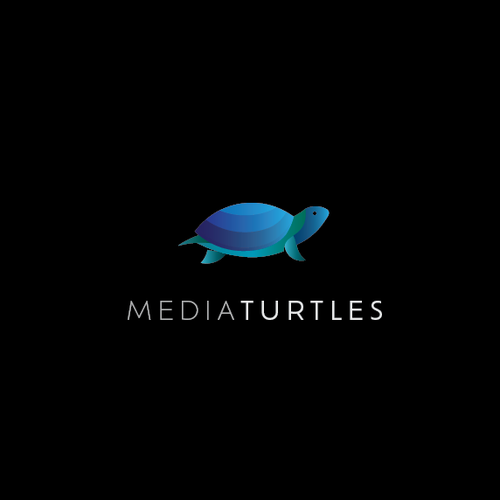 Turtle design with the title 'Mediaturtles'