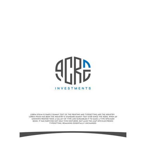Wealth management logo with the title 'Acre OR Acre Investments'