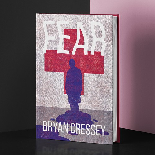 Textured design with the title 'Book cover proposal'