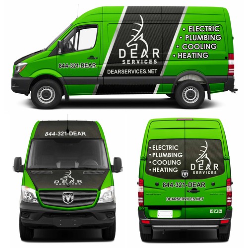 Plumbing design with the title 'Design service for Dodge Sprinter van'