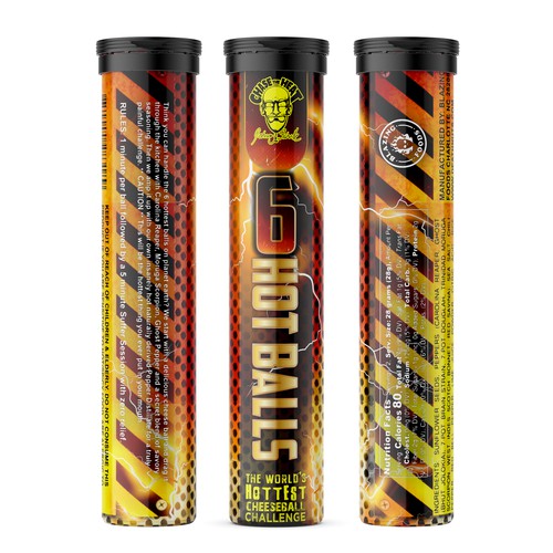 Food label with the title 'packaging design'