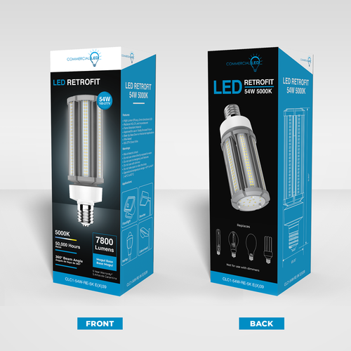 Industrial packaging with the title 'Packaging Design'