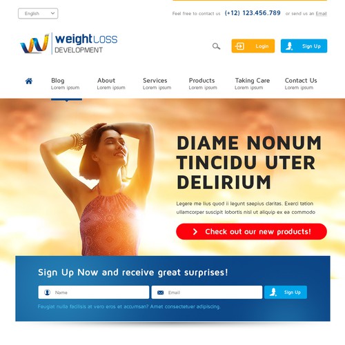 Natural website with the title 'GUARANTEED winner! Design the website of a RISING STAR company!'