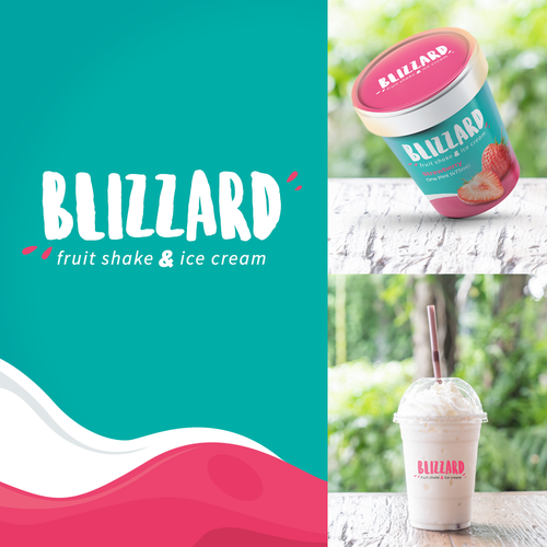 Packaging logo with the title 'Blizzard Logo'