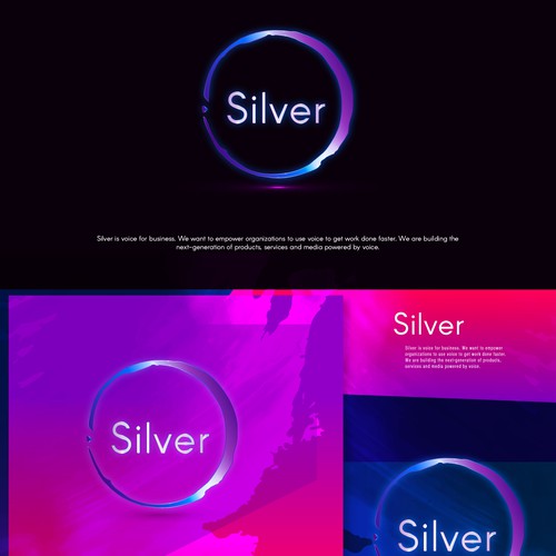 Branding illustration with the title 'Silver'