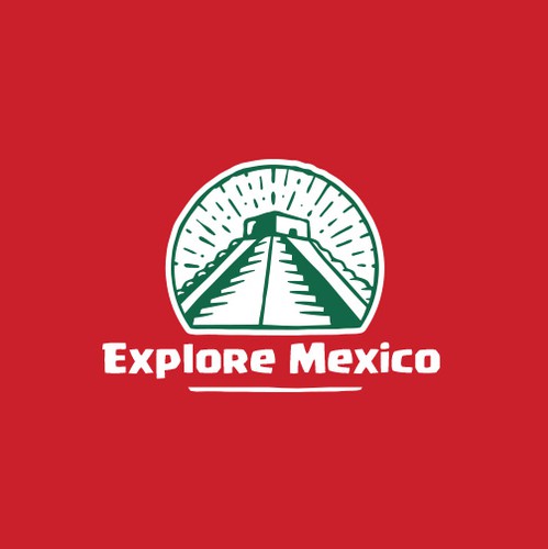 Travel brand with the title 'Explore Mexico'