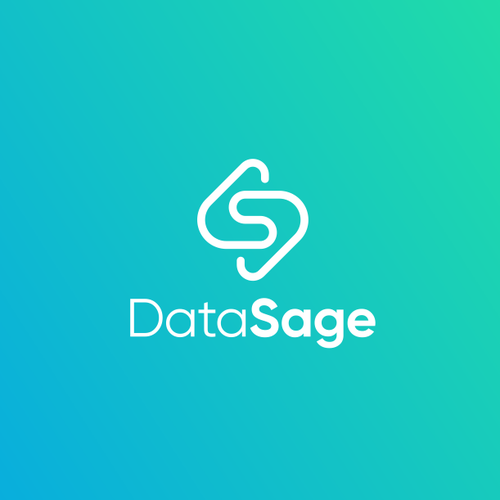 Data brand with the title 'Modern slick logo for Data Sage (Science consulting company)'