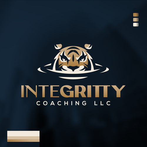 Feline design with the title 'Tiger Logo'