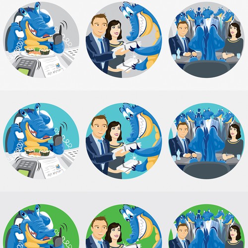 Crocodile design with the title 'Icônes Crocodile SS2IDeal'