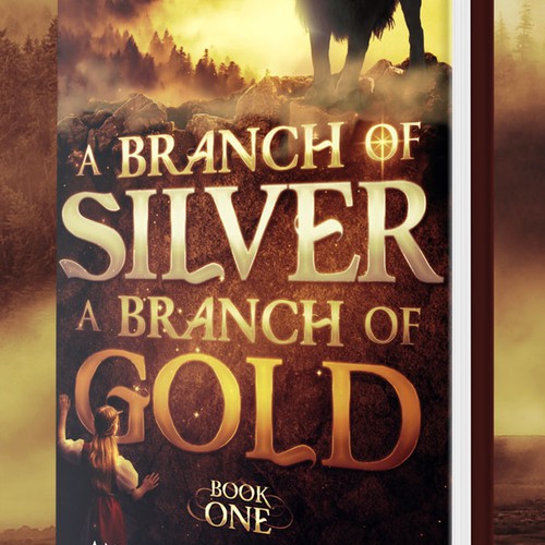 Novel book cover with the title 'A Branch of Silver, A branch of Gold'