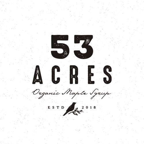 Label logo with the title 'Logo for Syrup'