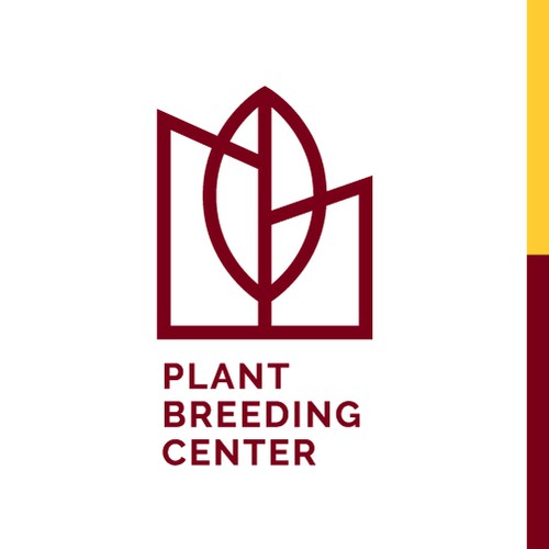 Center design with the title 'Plant Breeding Centre Logo for University of Minnesota'