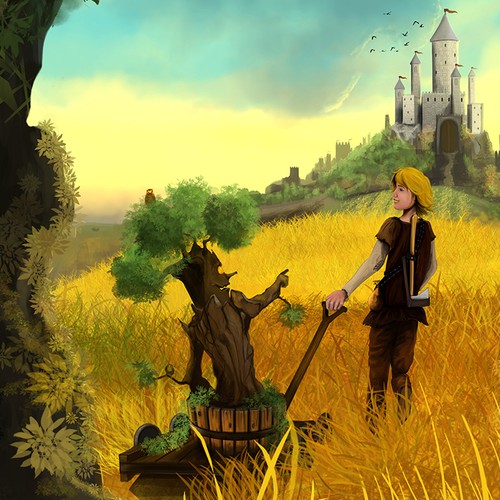 Book cover artwork with the title 'Book Cover "Rootless"'