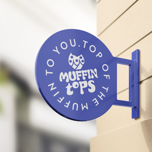 Bakery brand with the title ' Logo design for a store that sells muffin tops.'