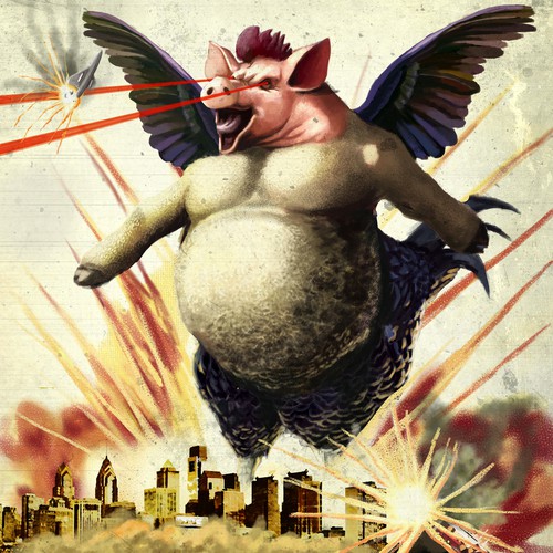 Digital artwork with the title 'YEROOH'