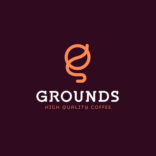Coffee brand with the title 'Grounds Coffee'