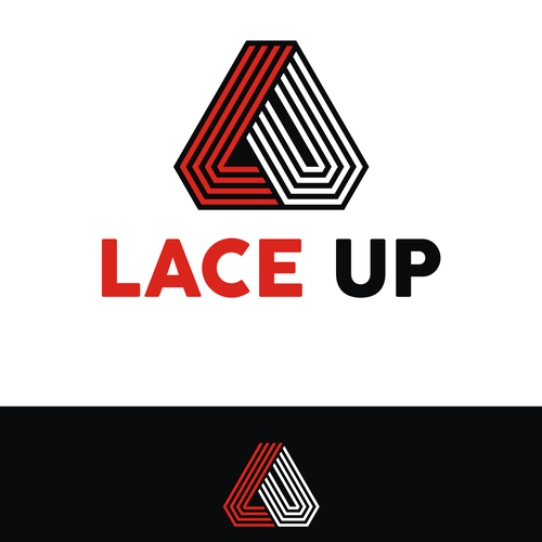 Sneaker design with the title 'Lace up'
