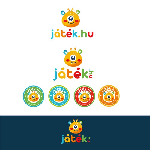 Original design with the title 'Colorful and playful logo for the toy store'
