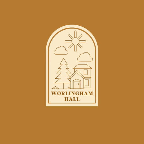 Countryside design with the title 'Modern and Fun Logo for a Rest House'