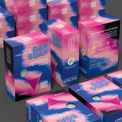 Abstract packaging with the title 'Bar Soap Packaging'