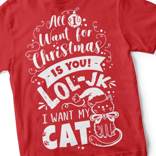 Free cat T-shirt templates to customize and print