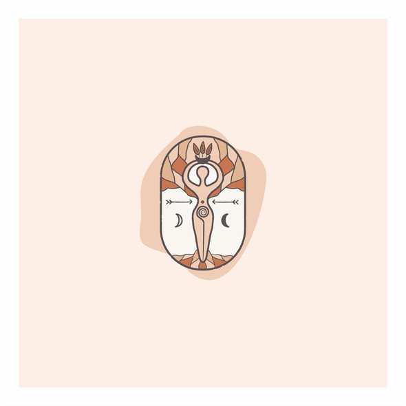 Protection logo with the title 'Goddess Movement Logo Concept Idea'