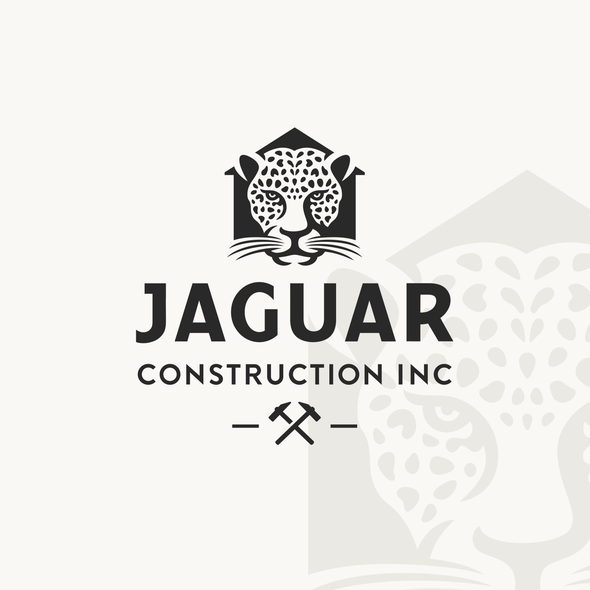 Jaguar design with the title 'Jaguar Construction Inc'