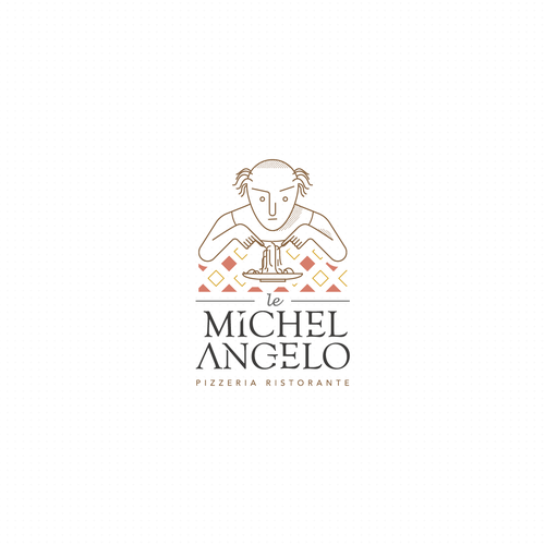 Pasta logo with the title 'Pizzeria Ristorante'