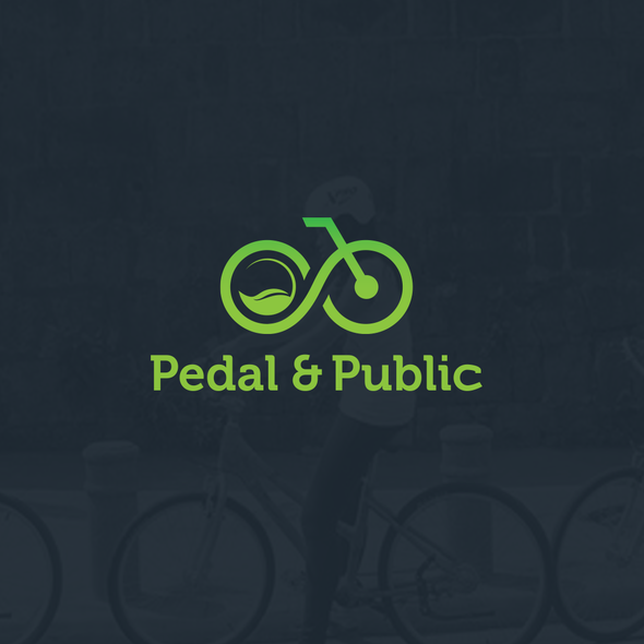 Public design with the title 'Eco-friendly Logo Design for Pedal & Public'