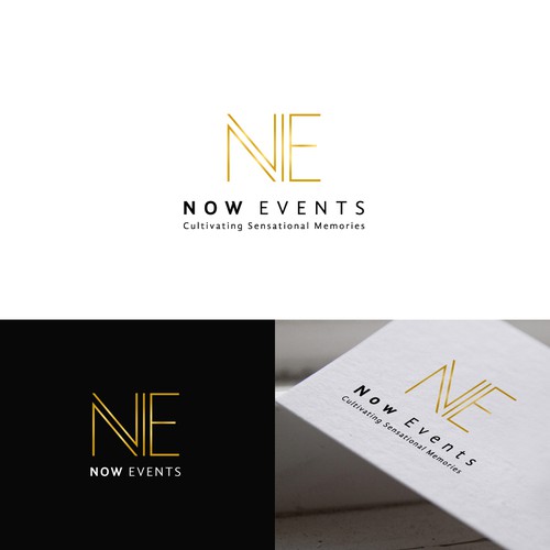 Event planning logo with the title 'Now Events'