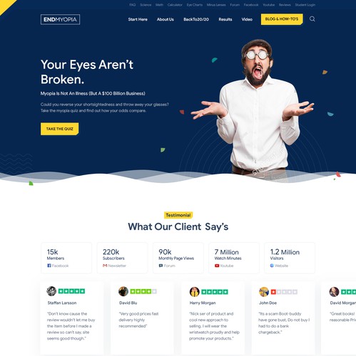 Beautiful design with the title 'Huge Site: Long Term Designer Wanted!'