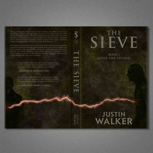 Hand-drawn book cover with the title 'Book Cover Illustration and Design'