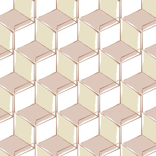 Pastel artwork with the title 'pattern'