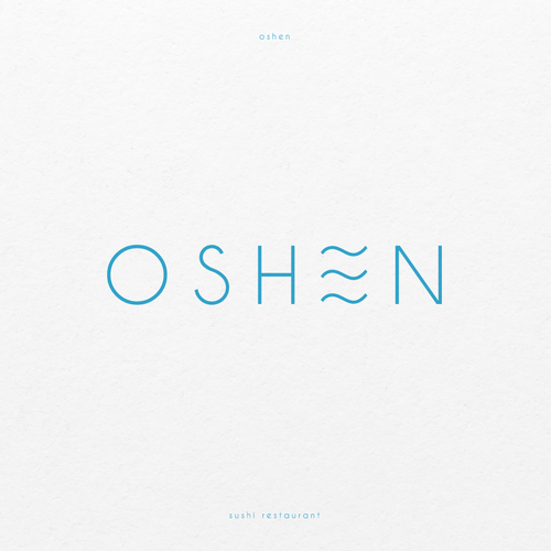 Sushi logo with the title 'OSHEN'