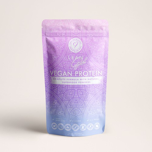 Pink packaging with the title 'puch design'