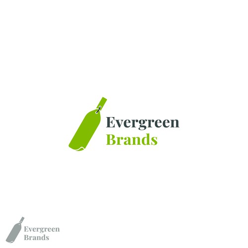 Tag design with the title 'Evergreen Brands'