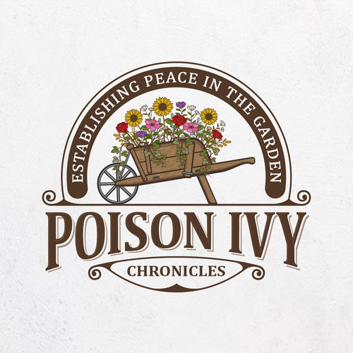Garden logo with the title 'Bold and beautiful logo concept for Poison Ivy'