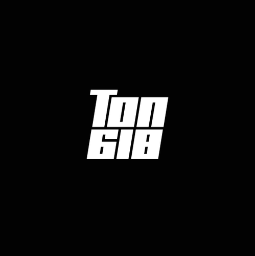 Streetwear logo with the title 'TON618'