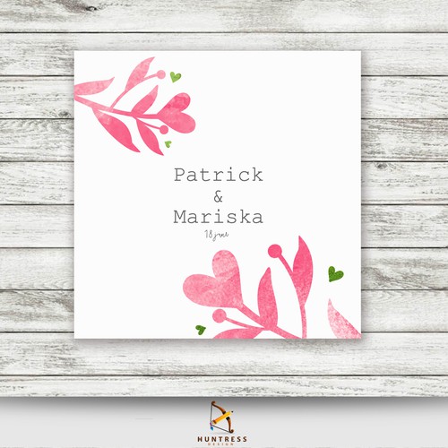 Pure design with the title 'Wedding invitation '