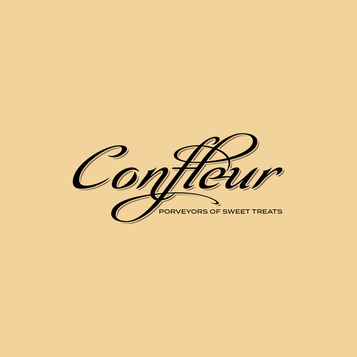 Ice cream shop design with the title 'Confleur'
