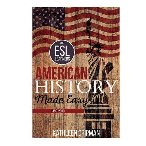 History book cover with the title 'American History Made Easy'